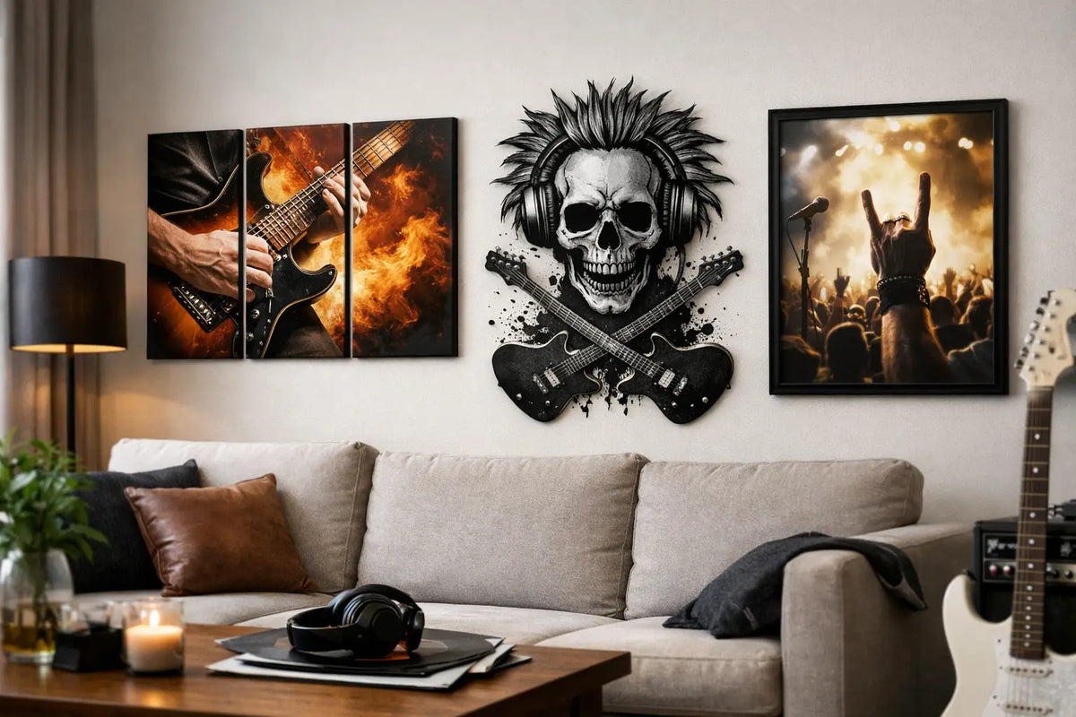 Rock Music Wall Art That Belongs in Your Space