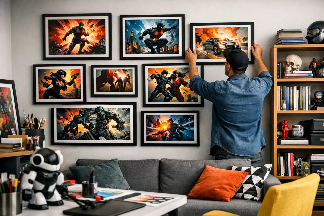 Collectible Comic Wall Art That Holds Attention
