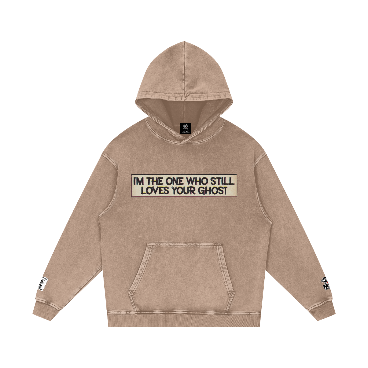 True Believer - Snow Washed Loose Cotton Hoodie