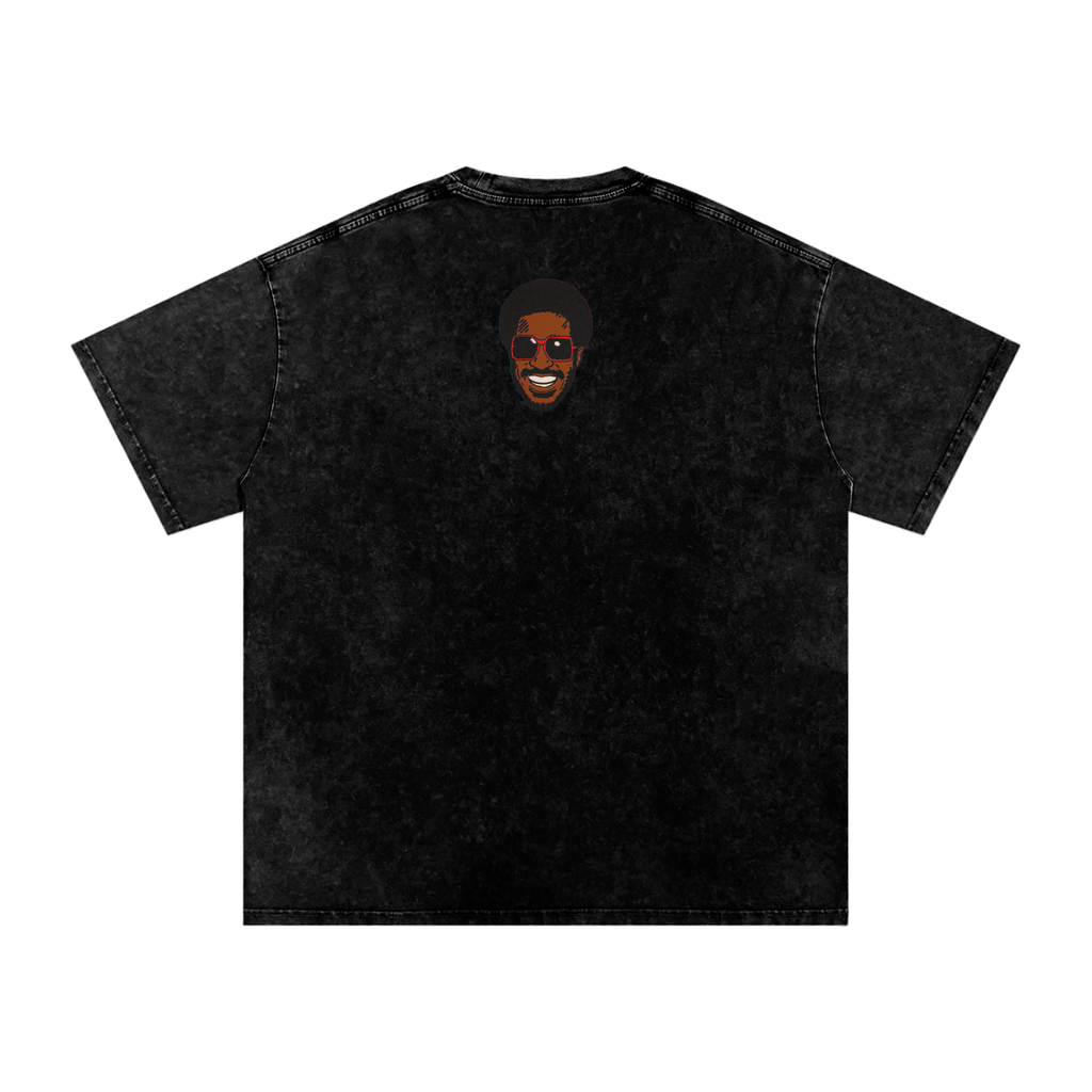 Songs in the Key of Life - Snow Washed Oversized Cotton T-Shirt