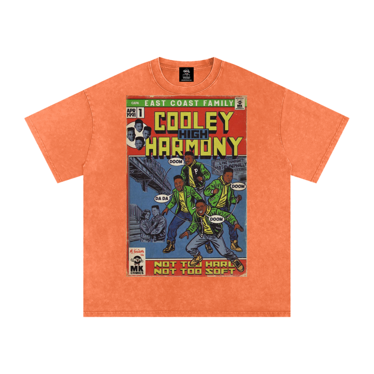 Cooleyhighharmony - Snow Washed Oversized Cotton T-Shirt