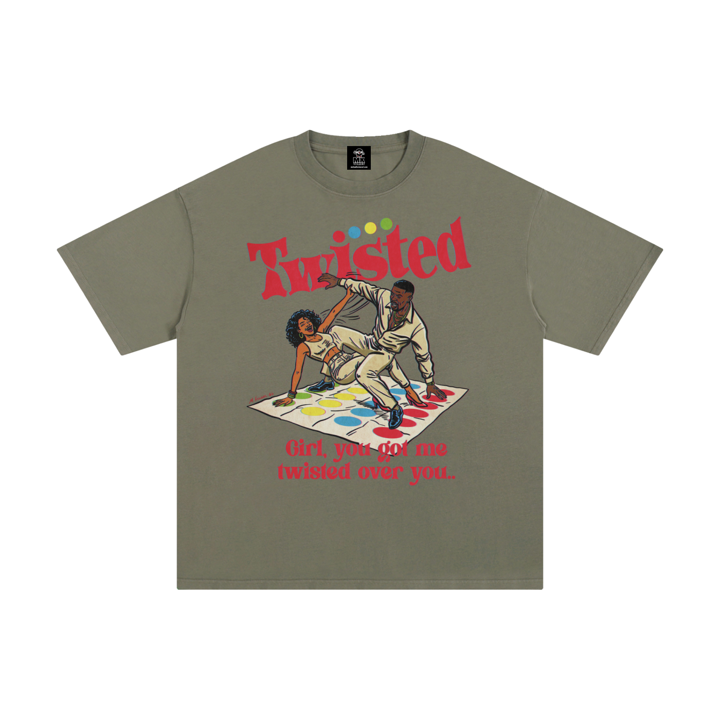 Twisted - Unisex Pure Cotton T-Shirt