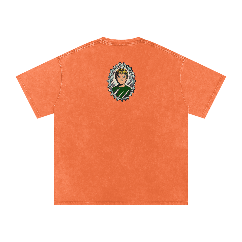 Tommy - Snow Washed Oversized Cotton T-Shirt