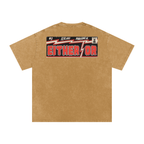 Either/Or - Snow Washed Oversized Cotton T-Shirt