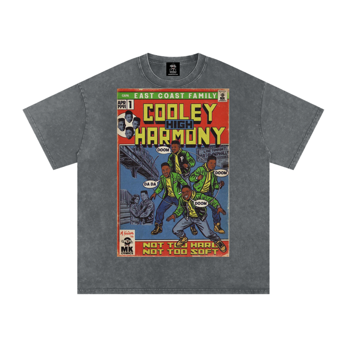 Cooleyhighharmony - Snow Washed Oversized Cotton T-Shirt