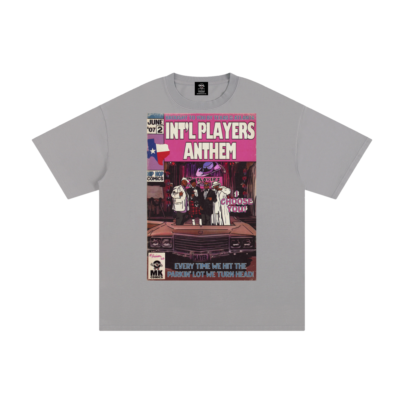 Int'l Players Anthem - MK Classics - Unisex Pure Cotton T-Shirt