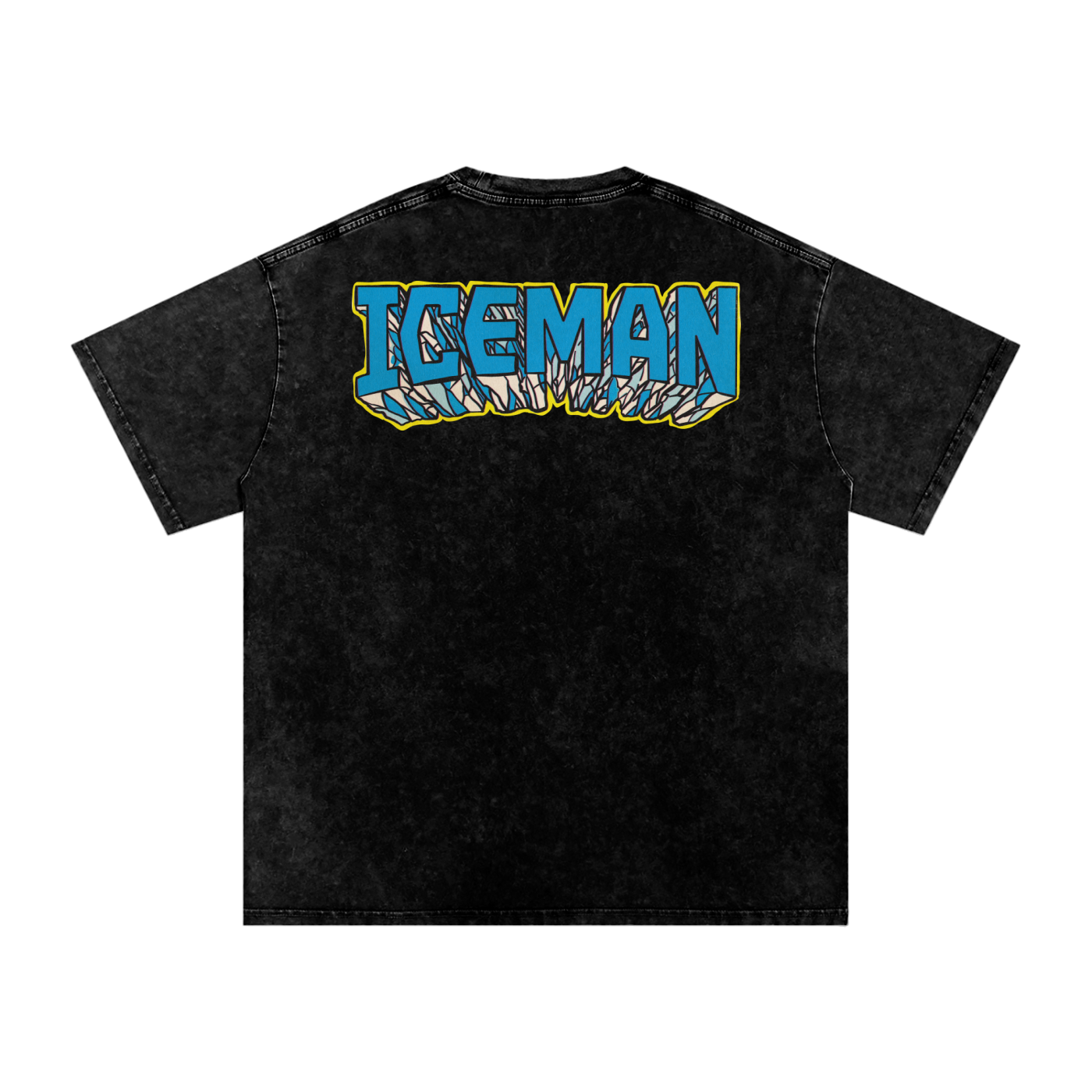 Iceman - Snow Washed Oversized Cotton T-Shirt