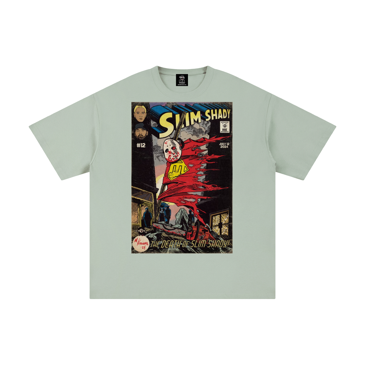 Death of Slim Shady - Unisex Pure Cotton T-Shirt