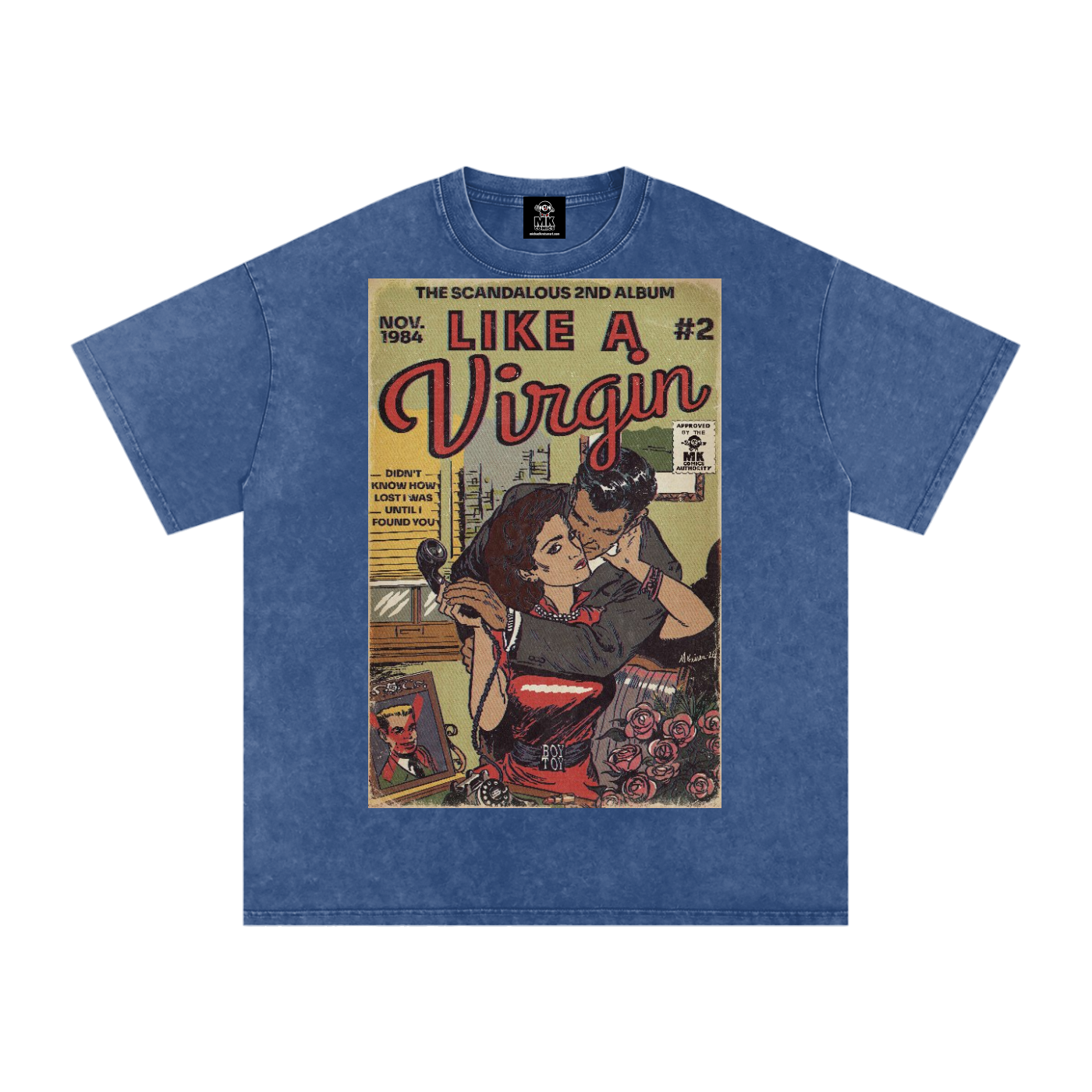Like a Virgin - Snow Washed Oversized Cotton T-Shirt