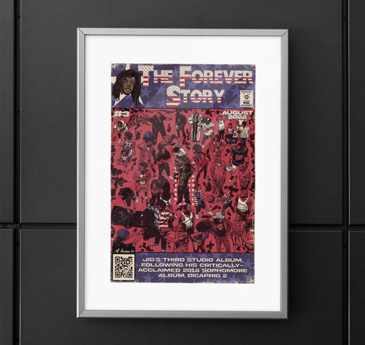 JID- The Forever Story - Vertical Matte Poster