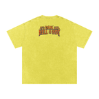 It's Dark & Hell is Hot - Snow Washed Oversized Cotton T-Shirt