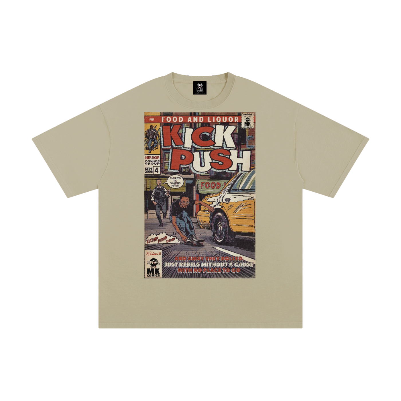 Kick, Push - Unisex Pure Cotton T-Shirt