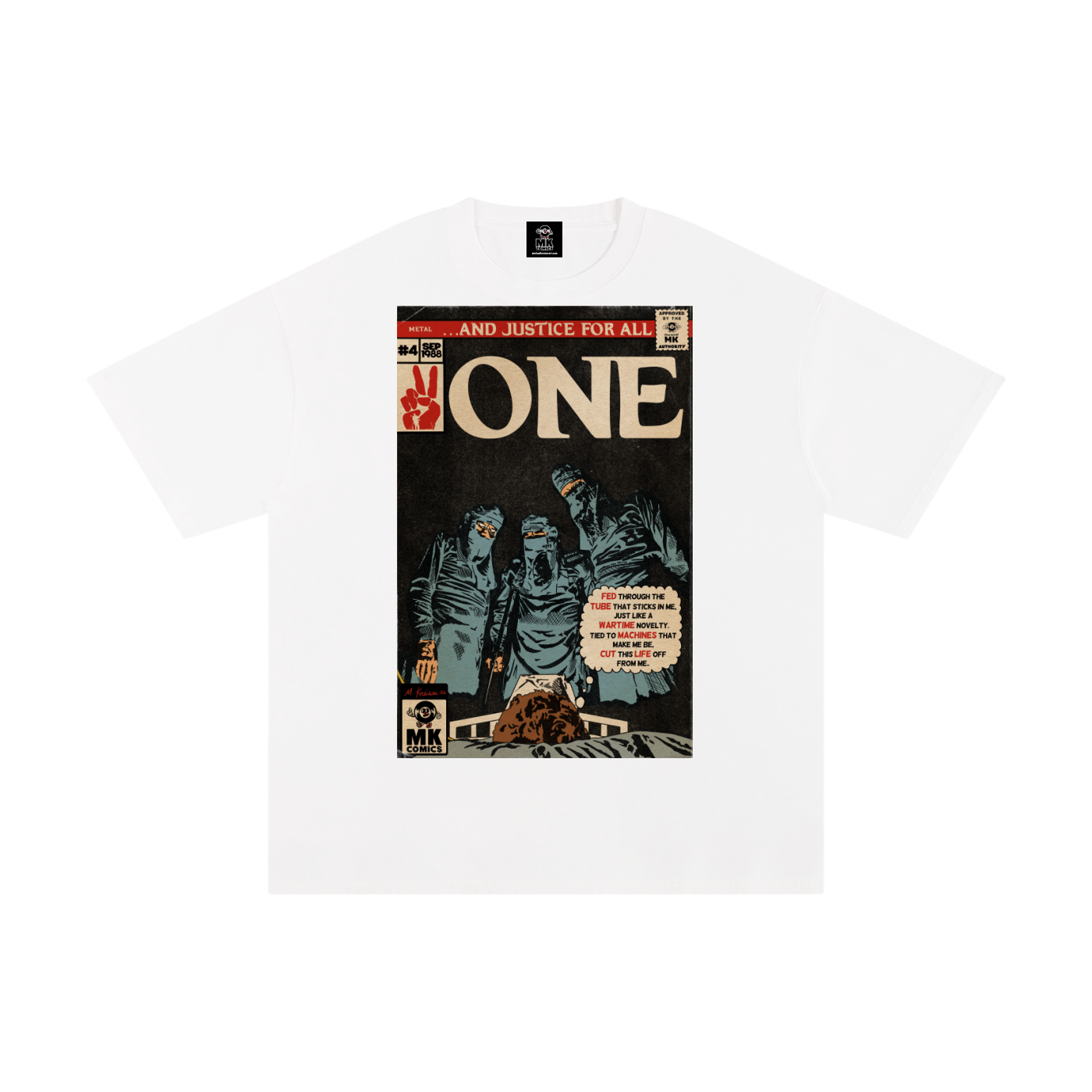 One - MK Classics - Unisex Pure Cotton T-Shirt