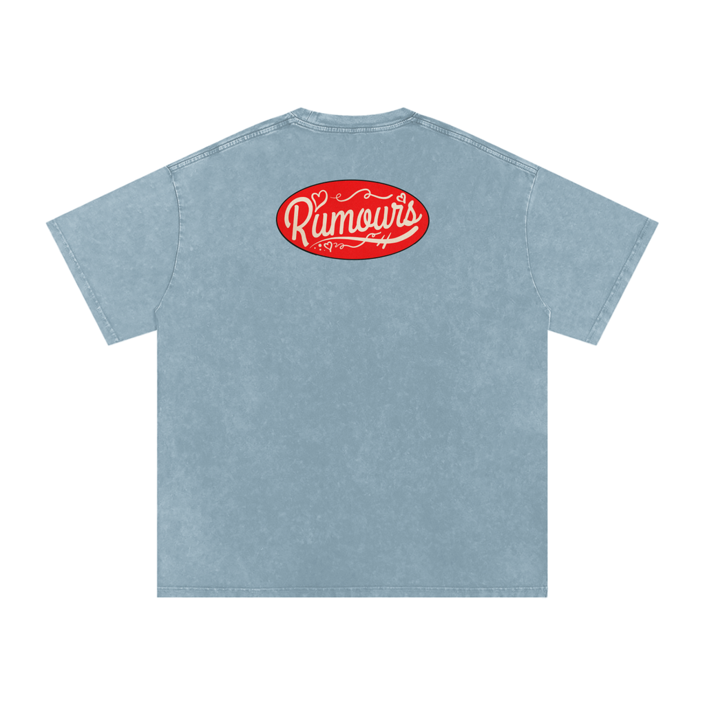 Rumours - Snow Washed Oversized Cotton T-Shirt