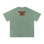 Welcome to the Jungle - Snow Washed Oversized Cotton T-Shirt
