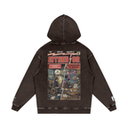 Either/Or - Snow Washed Loose Cotton Hoodie