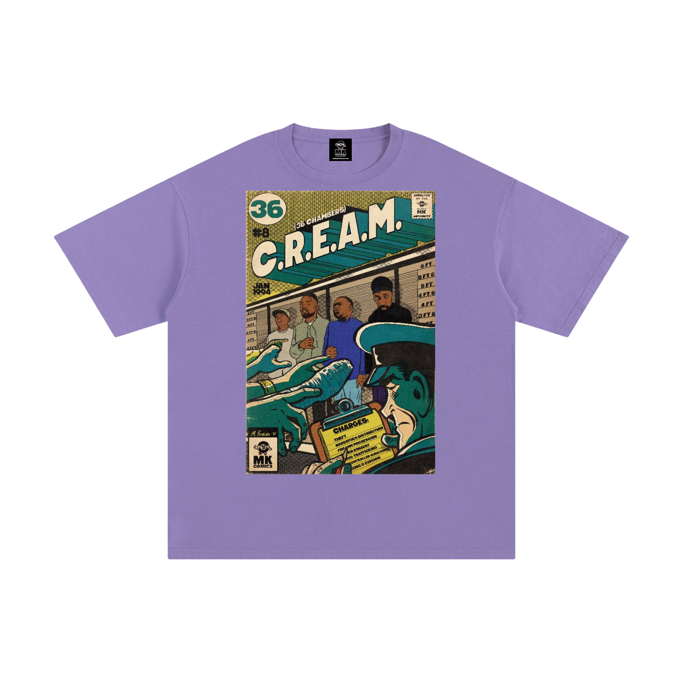 C.R.E.A.M - MK Classics - Unisex Pure Cotton T-Shirt