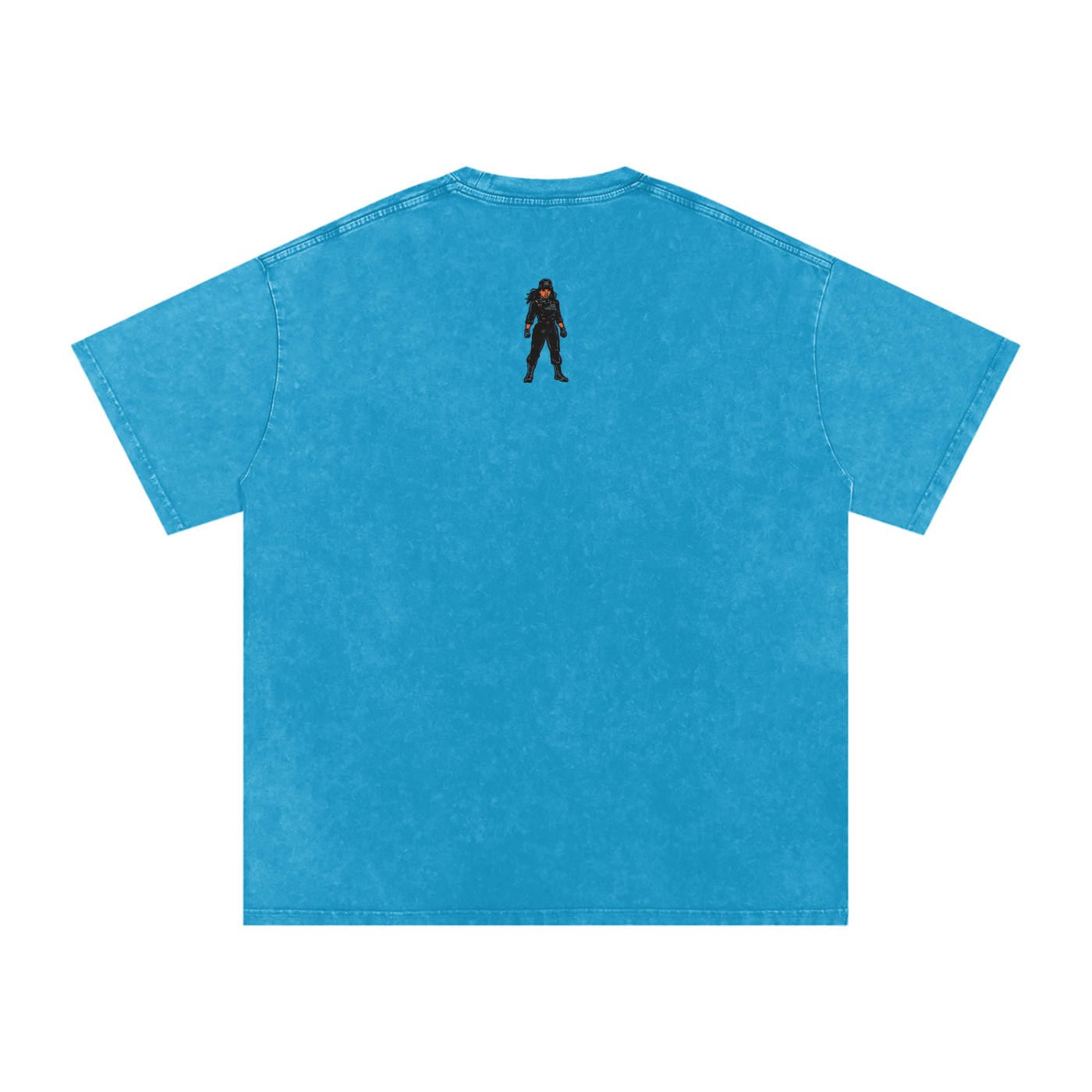 Rhythm Nation - Snow Washed Oversized Cotton T-Shirt