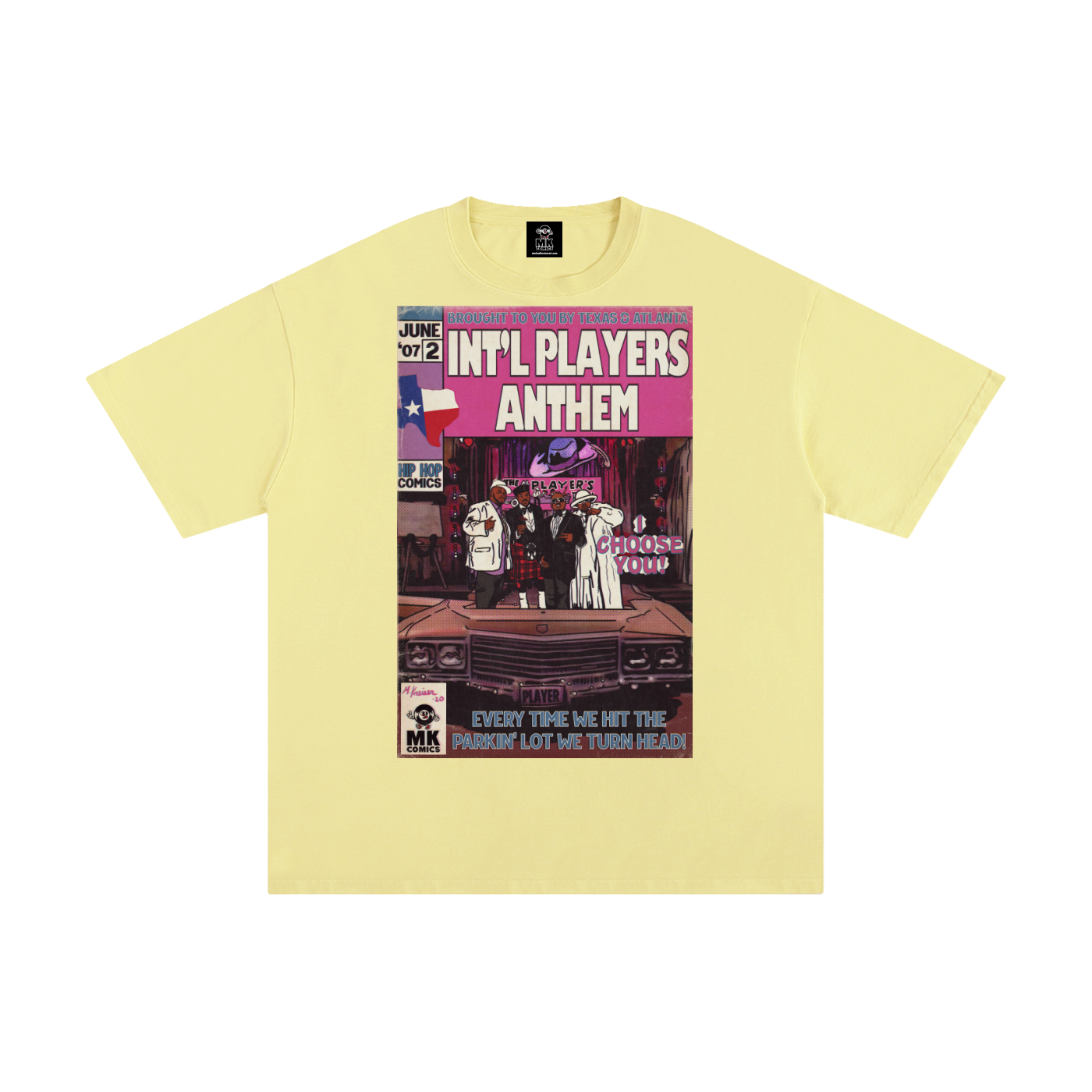Int'l Players Anthem - MK Classics - Unisex Pure Cotton T-Shirt