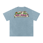 3 Feet High & Rising - Snow Washed Oversized Cotton T-Shirt