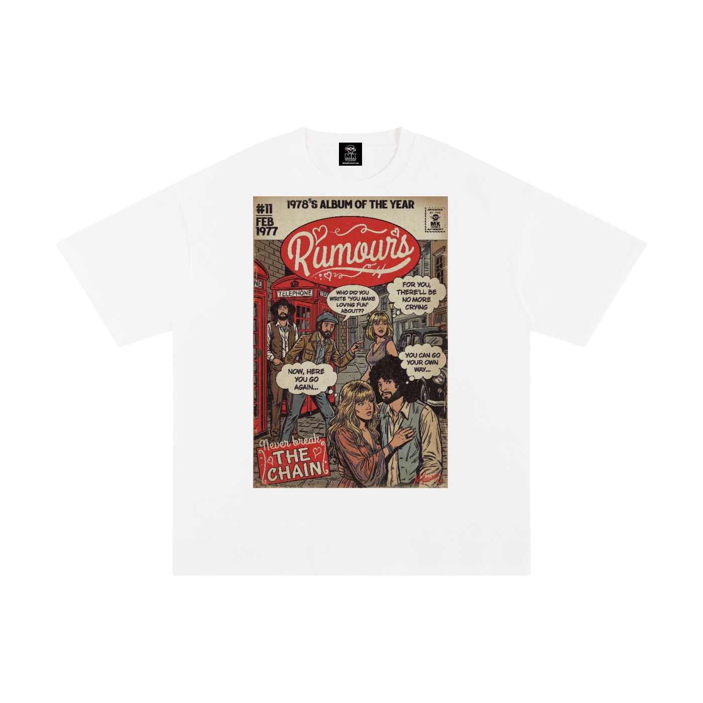 Rumours - Unisex Pure Cotton T-Shirt