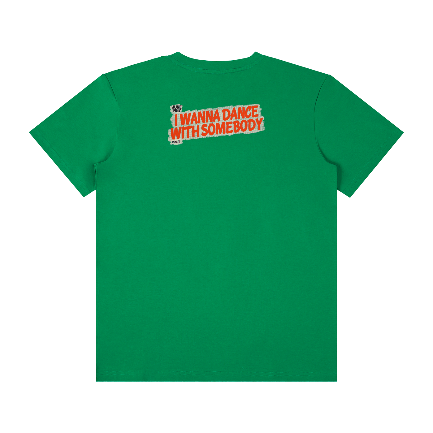 I Wanna Dance with Somebody - SIZE UP 1 SIZE - Unisex Classic Crew Neck Cotton T-Shirt