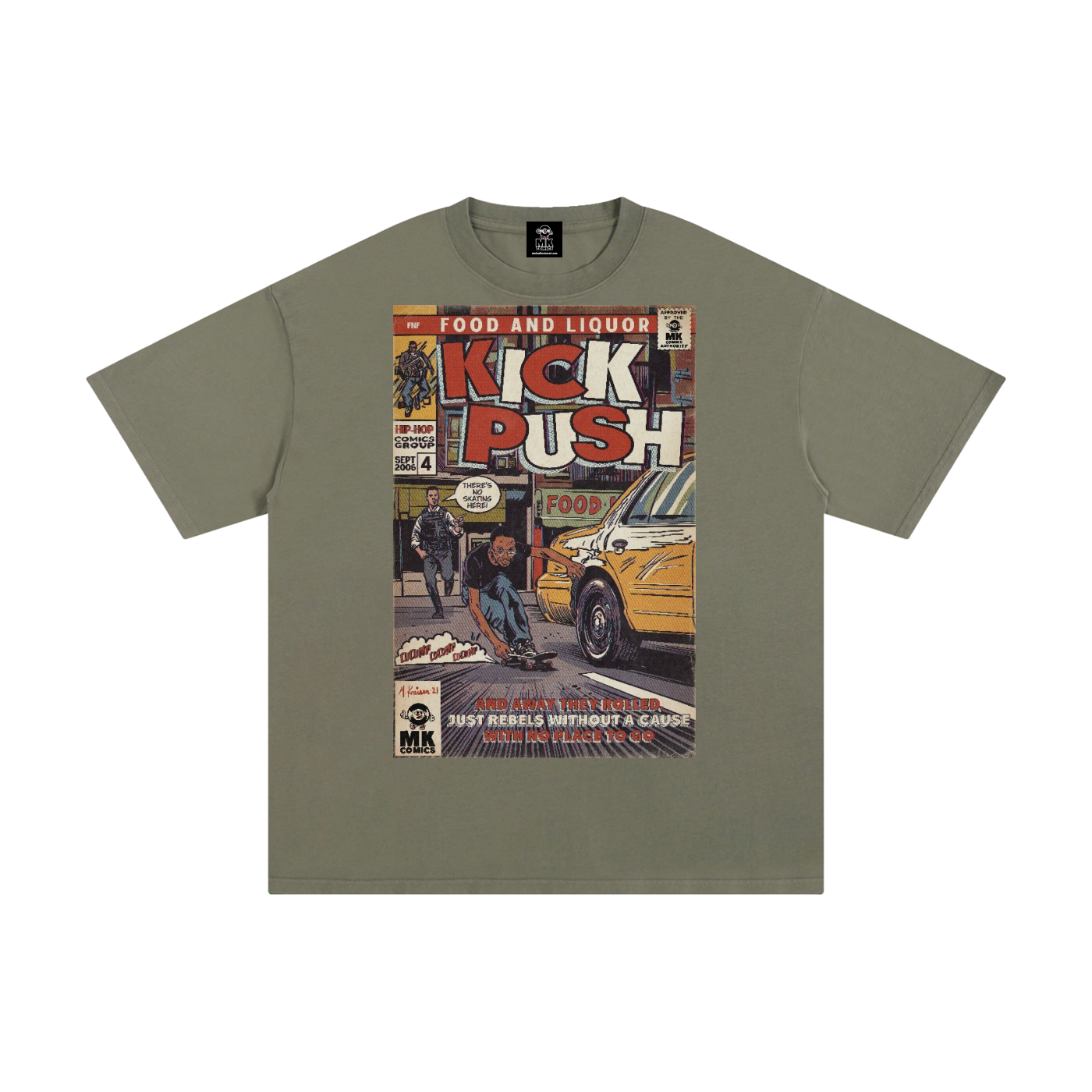Kick, Push - Unisex Pure Cotton T-Shirt