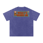 What's Going On - Snow Washed Oversized Cotton T-Shirt