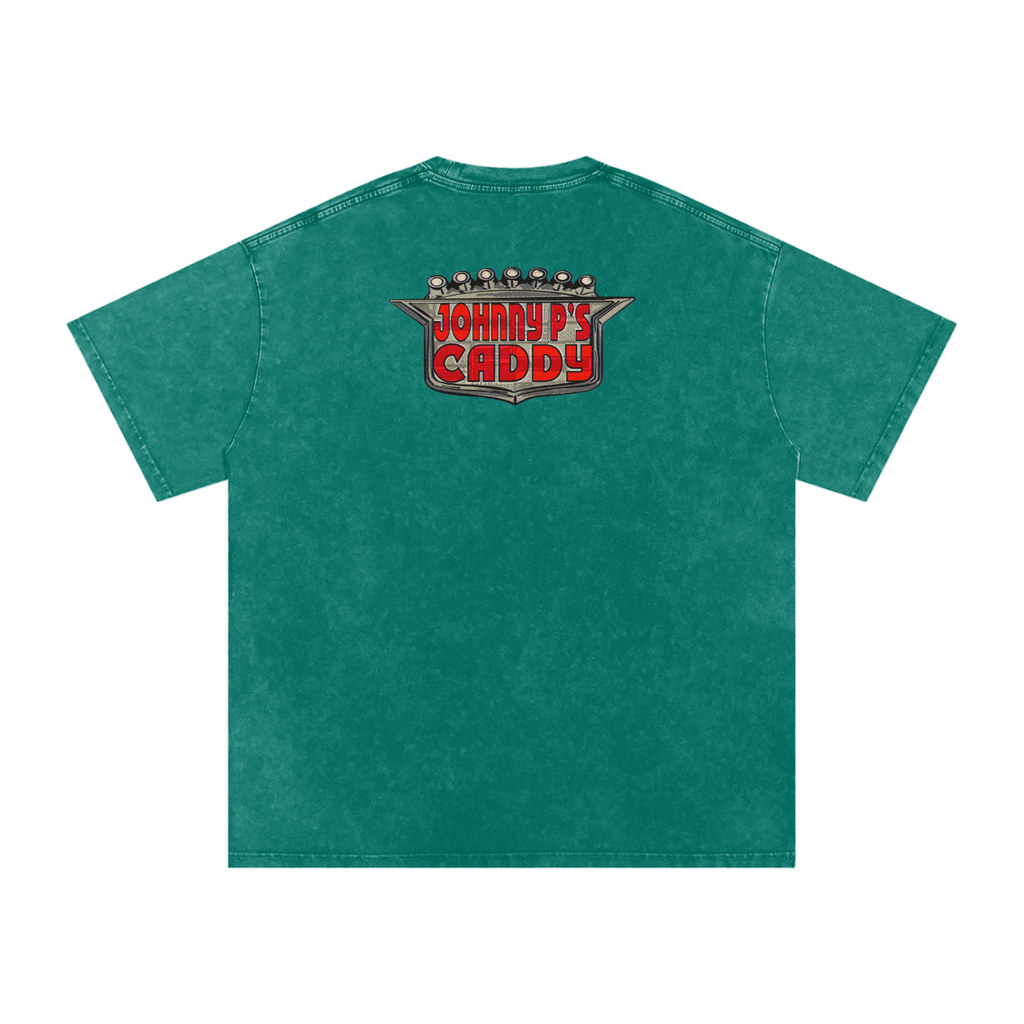 Johnny P's Caddy - Snow Washed Oversized Cotton T-Shirt