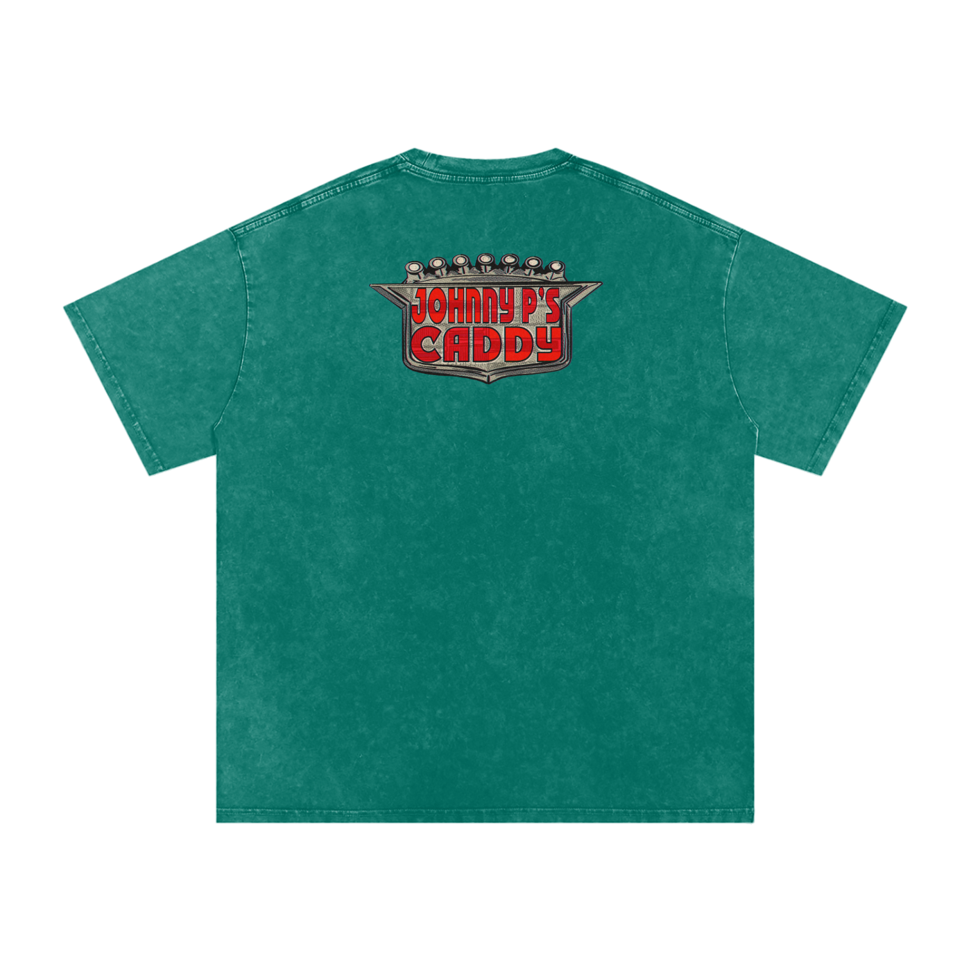 Johnny P's Caddy - Snow Washed Oversized Cotton T-Shirt