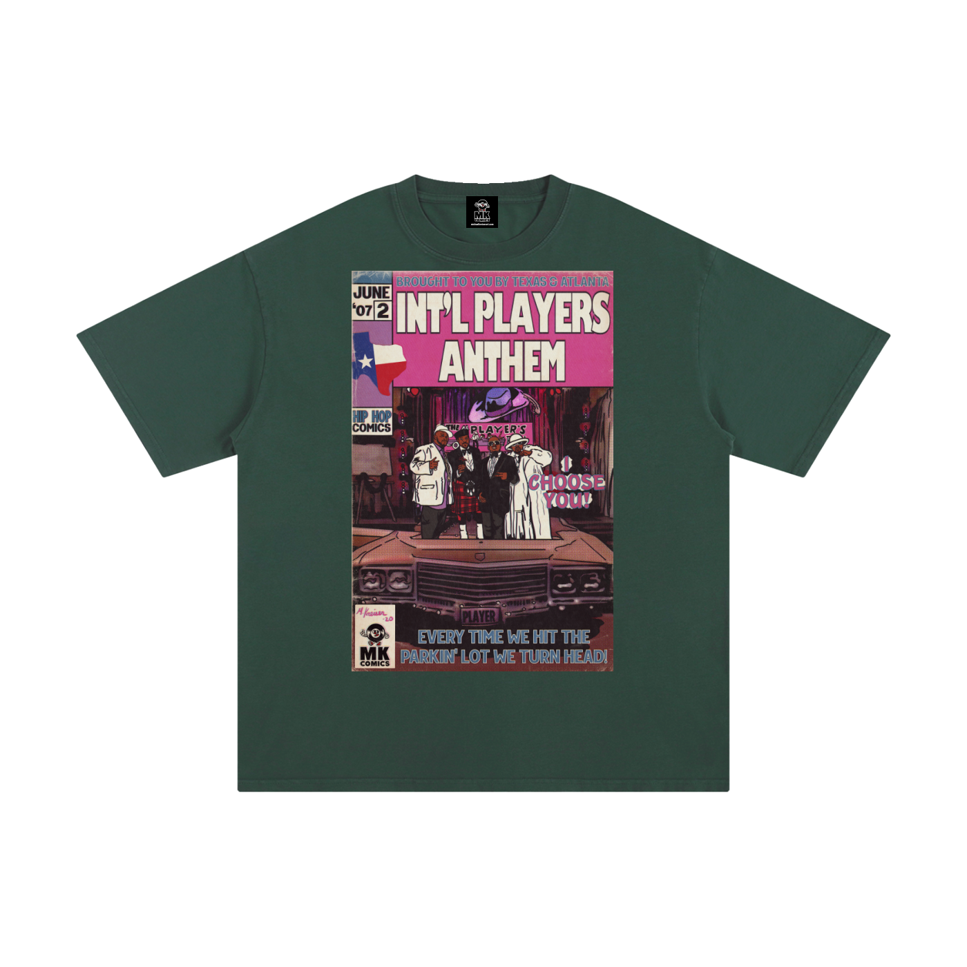 Int'l Players Anthem - MK Classics - Unisex Pure Cotton T-Shirt