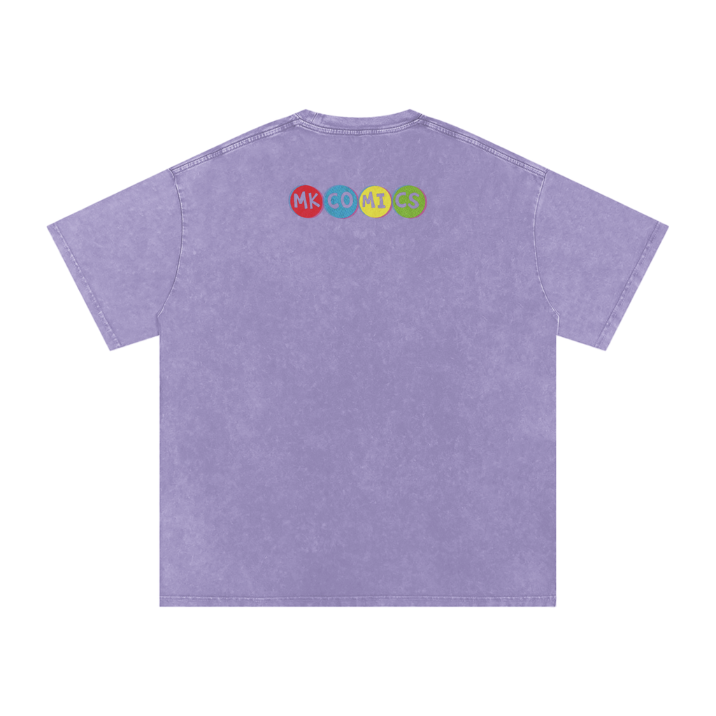 Twisted - Snow Washed Oversized Cotton T-Shirt