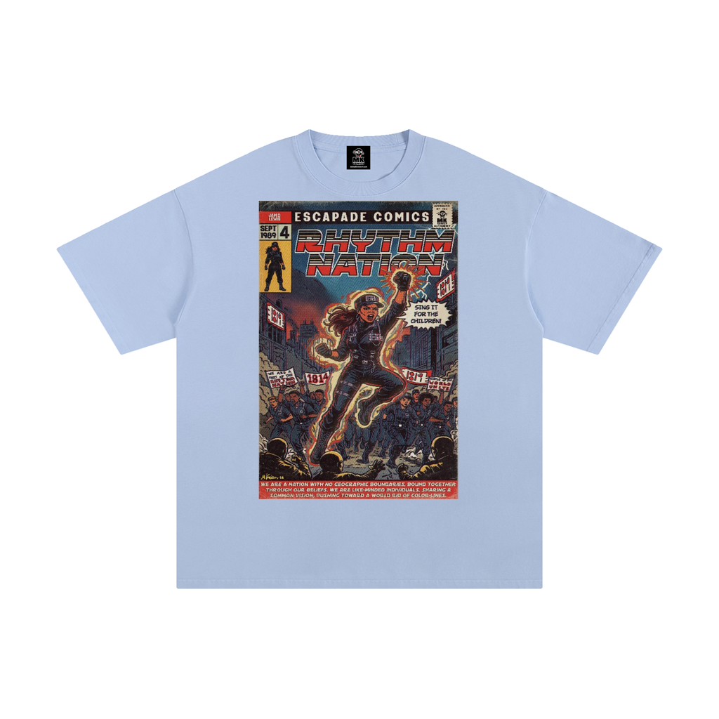 Rhythm Nation - Unisex Pure Cotton T-Shirt