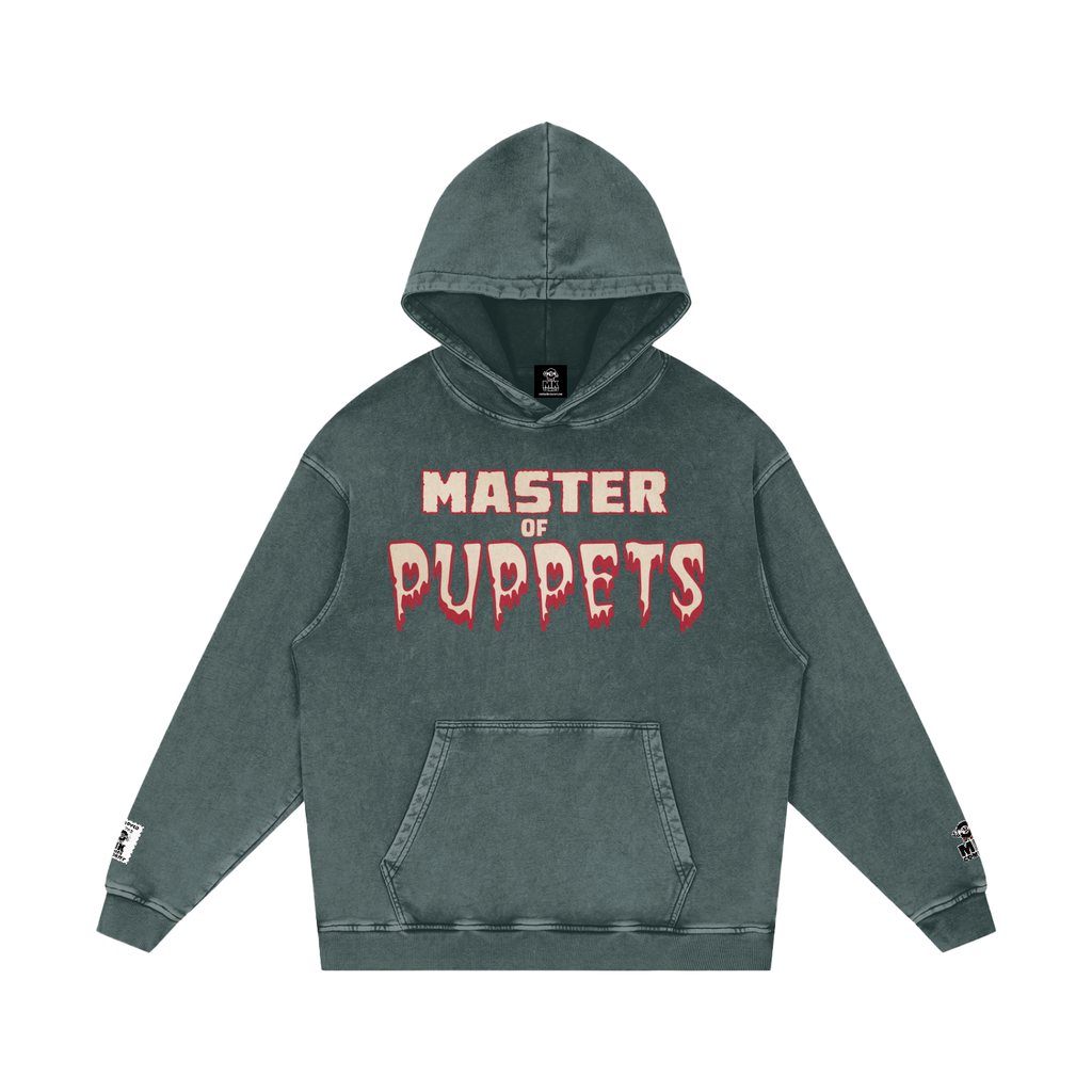 Master of Puppets - Snow Washed Loose Cotton Hoodie