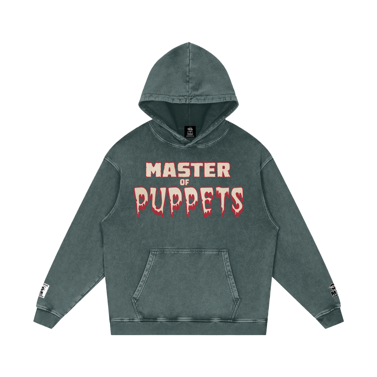 Master of Puppets - Snow Washed Loose Cotton Hoodie