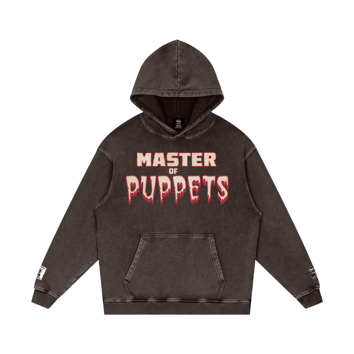 Master of Puppets - Snow Washed Loose Cotton Hoodie