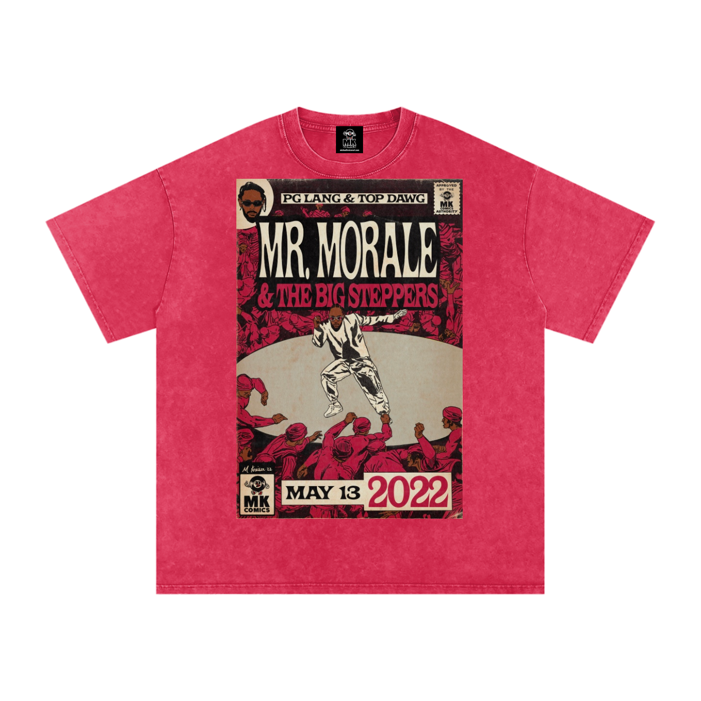 Mr. Morale & the Big Steppers - Snow Washed Oversized Cotton T-Shirt