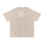 Pimp Trick Gangsta Clique - LTD RELEASE /25 - Snow Washed Oversized Cotton T-Shirt