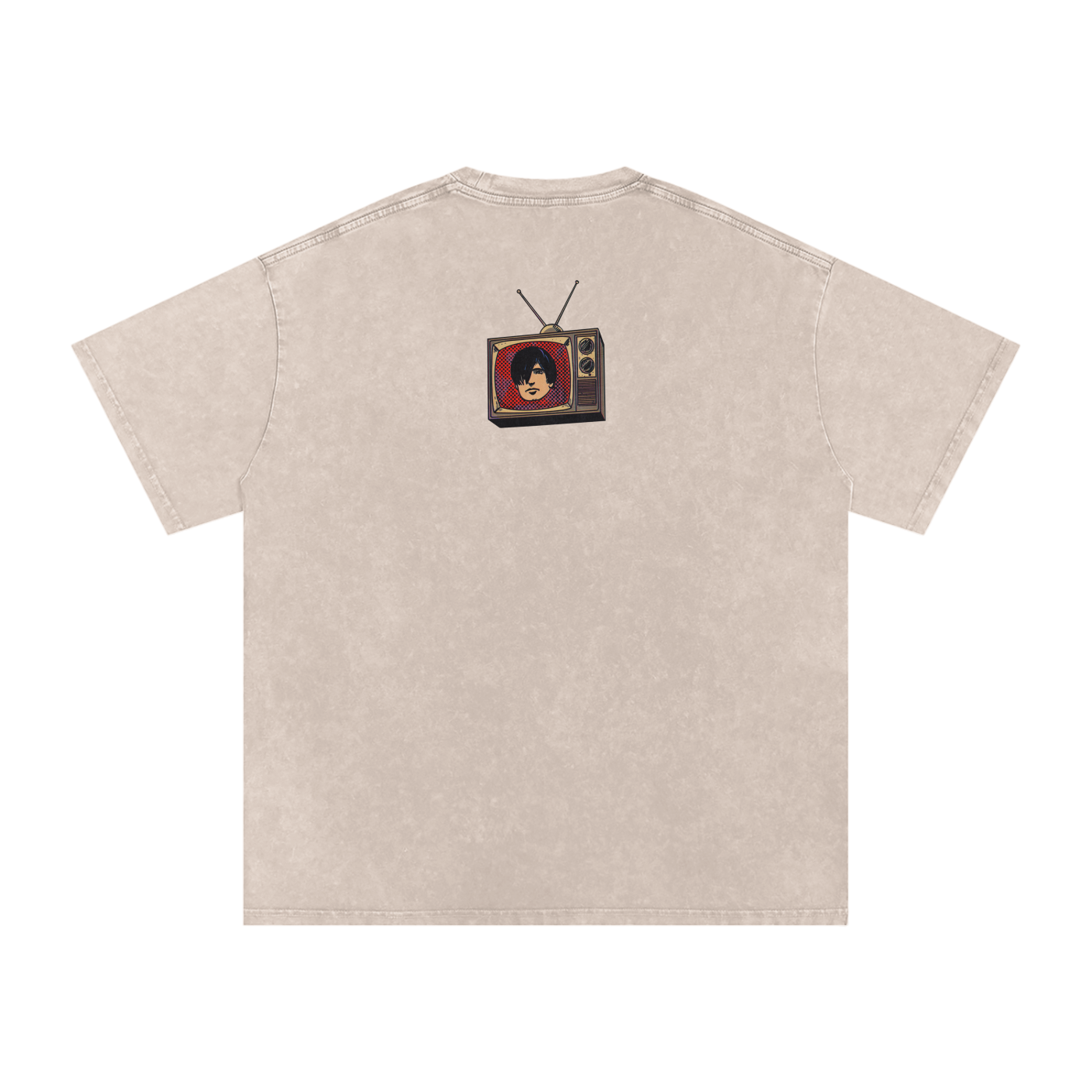 Only - Snow Washed Oversized Cotton T-Shirt