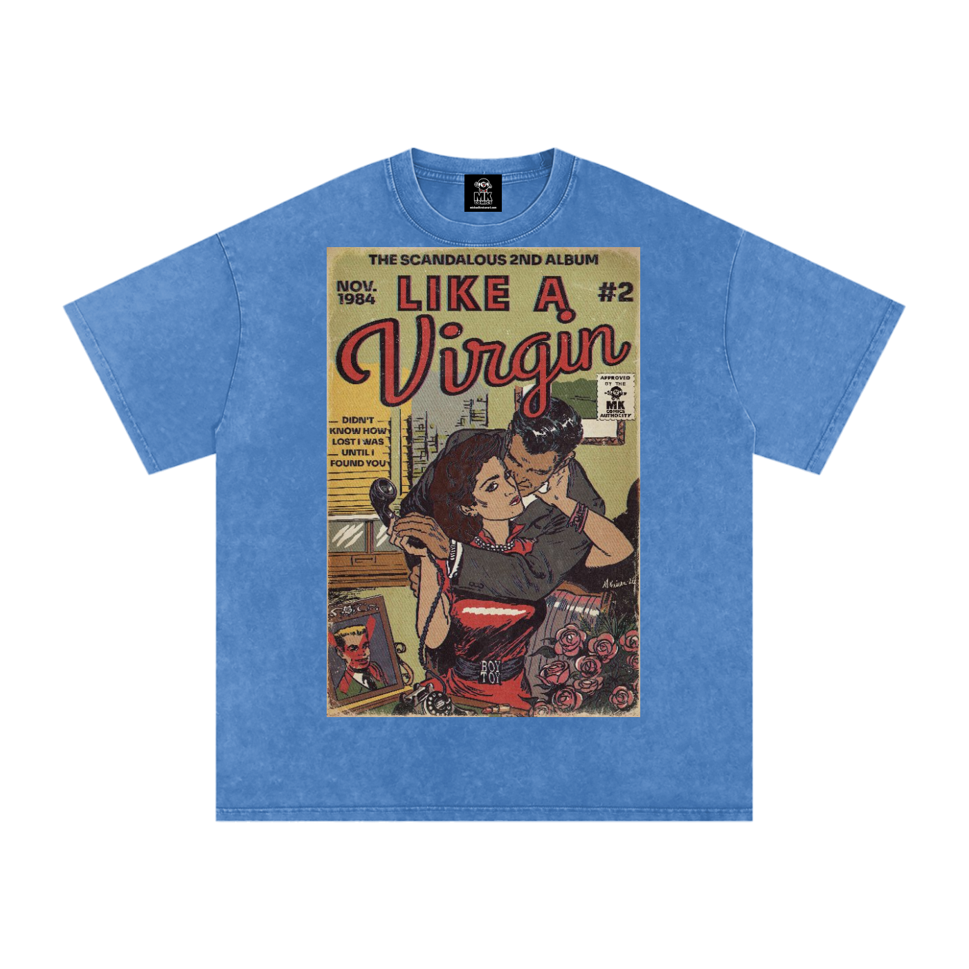 Like a Virgin - Snow Washed Oversized Cotton T-Shirt
