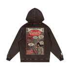 Rumours - Snow Washed Loose Cotton Hoodie