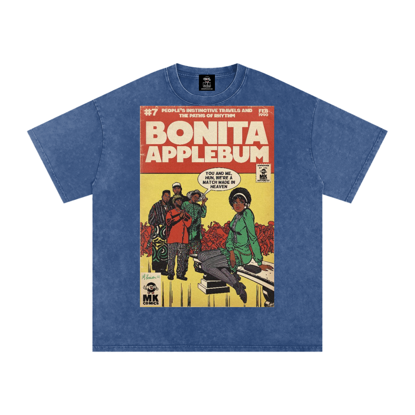 Bonita Applebum - Snow Washed Oversized Cotton T-Shirt