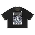 Rhythm Nation - 1814 LIMITED EDITION - ONLY 15 AVAILABLE - Unisex Mineral Washed Boxy Panel T-Shirt