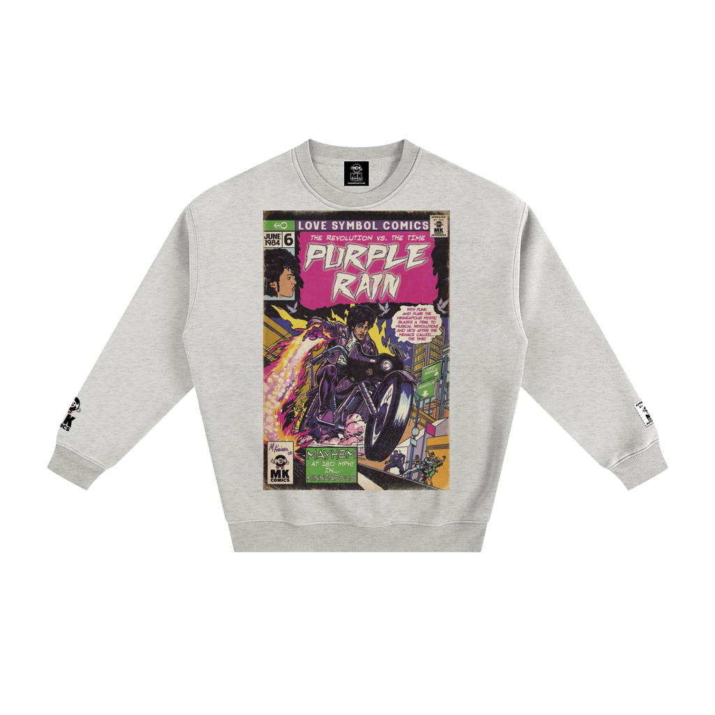 Purple Rain - Fleeced Sweatshirt