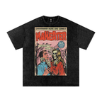 Maneater - Snow Washed Oversized Cotton T-Shirt