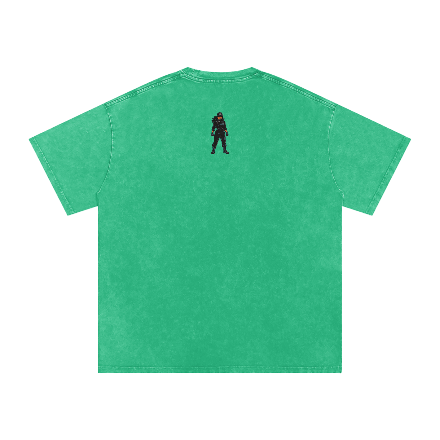 Rhythm Nation - Snow Washed Oversized Cotton T-Shirt