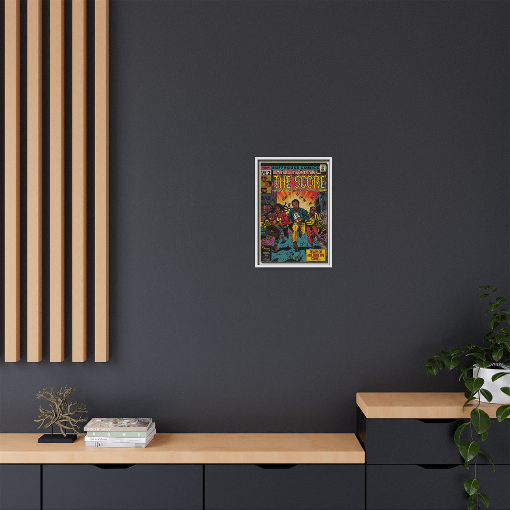 The Score - Matte Canvas, Framed (Multi-color)