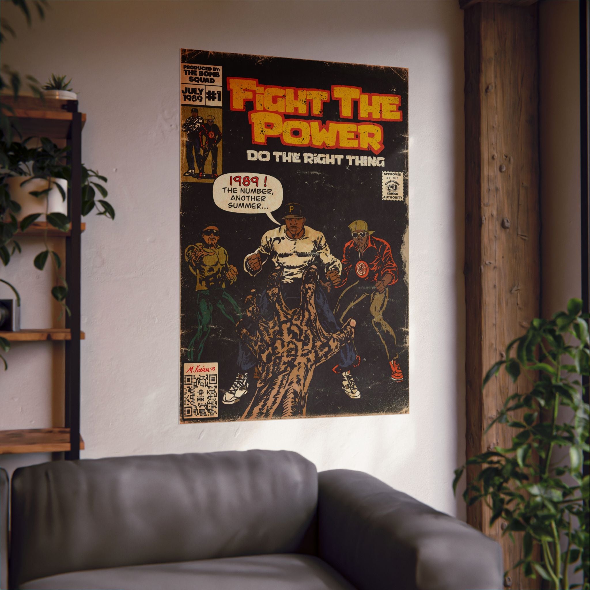 Fight The Power -  Vertical Matte Poster