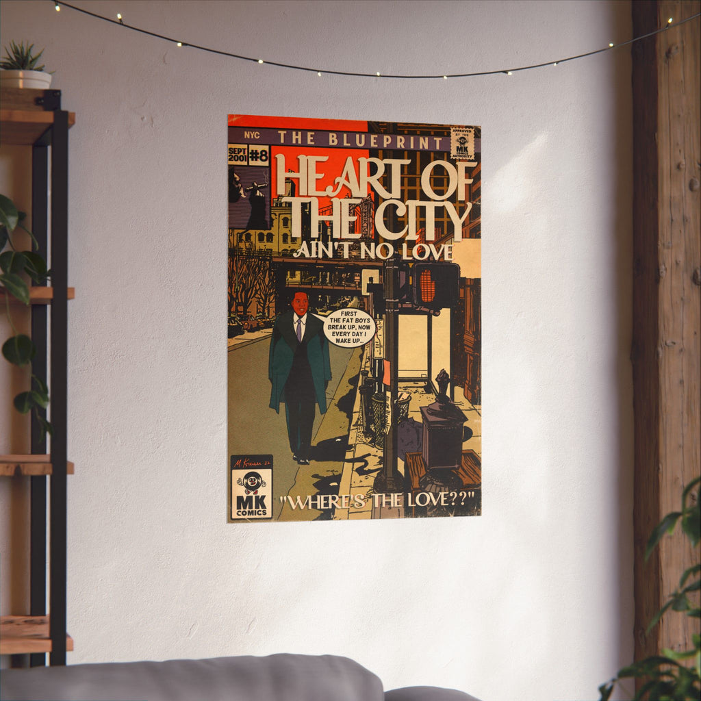 Heart Of The City - Vertical Matte Poster