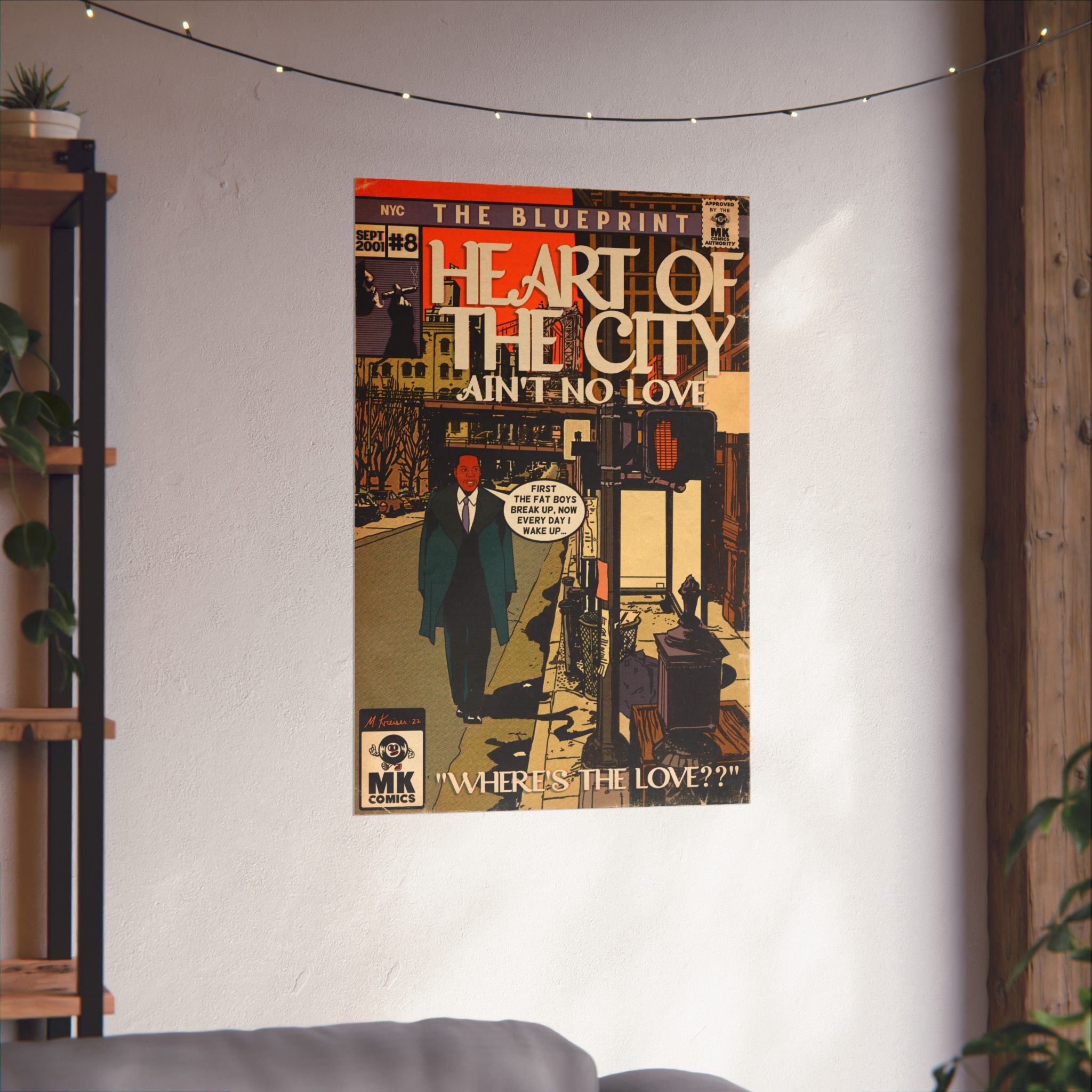 Heart Of The City - Vertical Matte Poster